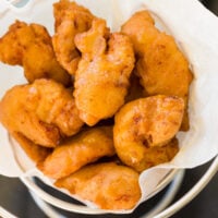 Chinese Chicken Fingers in a bowl.